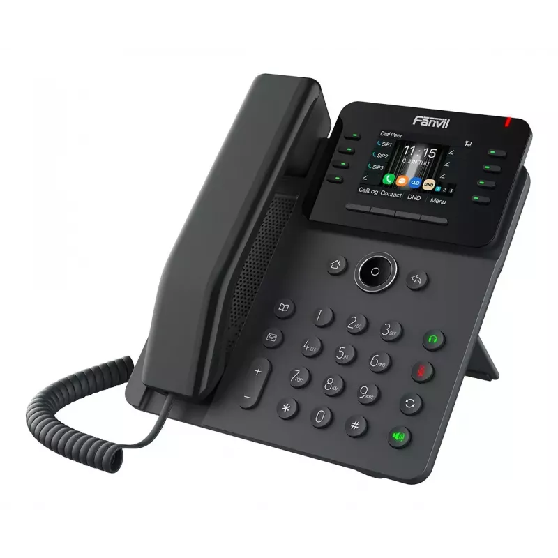 Telefone IP Fanvil V62W preto