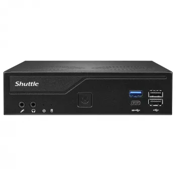 Barebone Shuttle fino DH610V2 Intel/DDR5/preto - Barebone - Socket Intel 1700 (Core i)