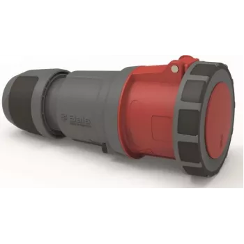 Conector fêmea Bals 125A 5p 400V 6h 3199-1 IP67 terminal de parafuso anel de baioneta emborrachado 1 (3199-1)
