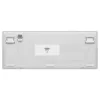 Teclado mecânico compacto sem fios Cherry XTRFY K33 75% QWERTZ alemão branco USB + RF + Bluetooth RGB