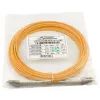 Cabo de fibra ótica duplex BlueOptics CAB-MMF50-LC-LC-3-BO OM2 multimodo LC para LC 3 m laranja