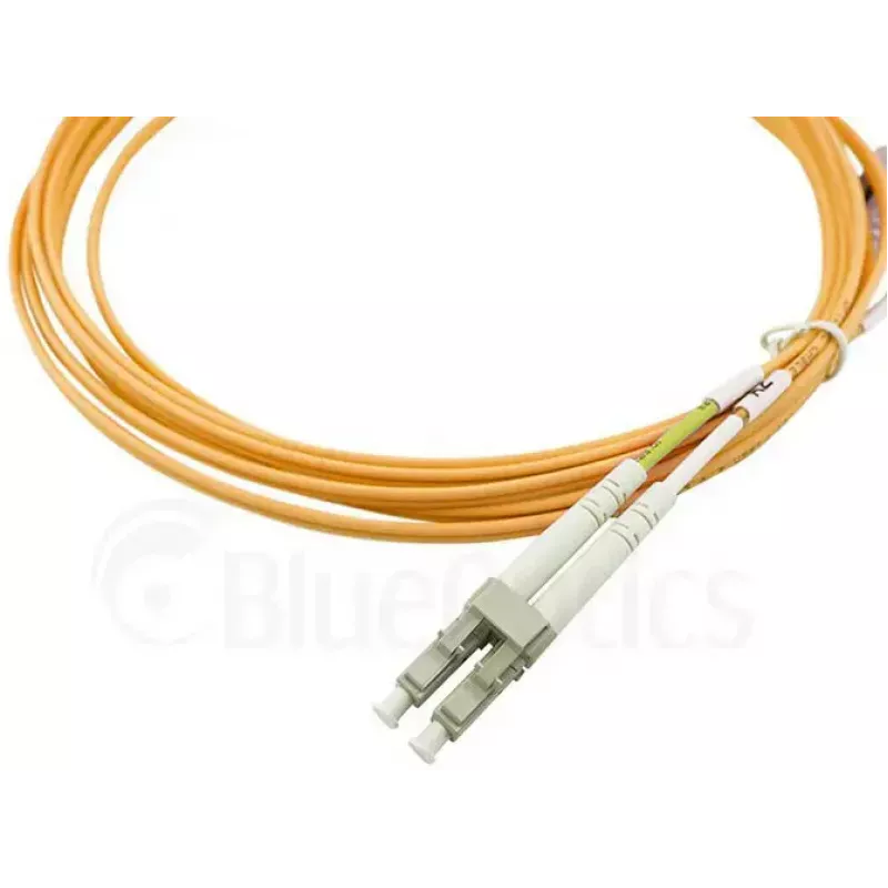 Cabo de fibra ótica multimodo BlueOptics OM2 LC‑LC 10 m laranja - CAB‑MMF50‑LC‑LC‑10‑BO