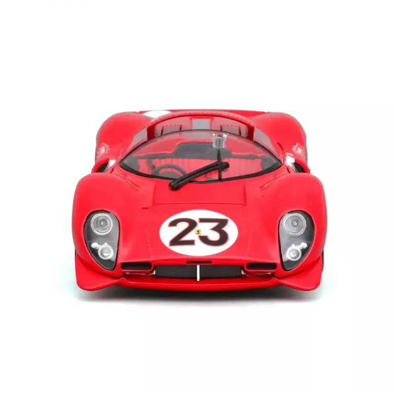 Modelo de supercarro Bburago Ferrari 330 P4 Daytona, pré-montado à escala 1:24