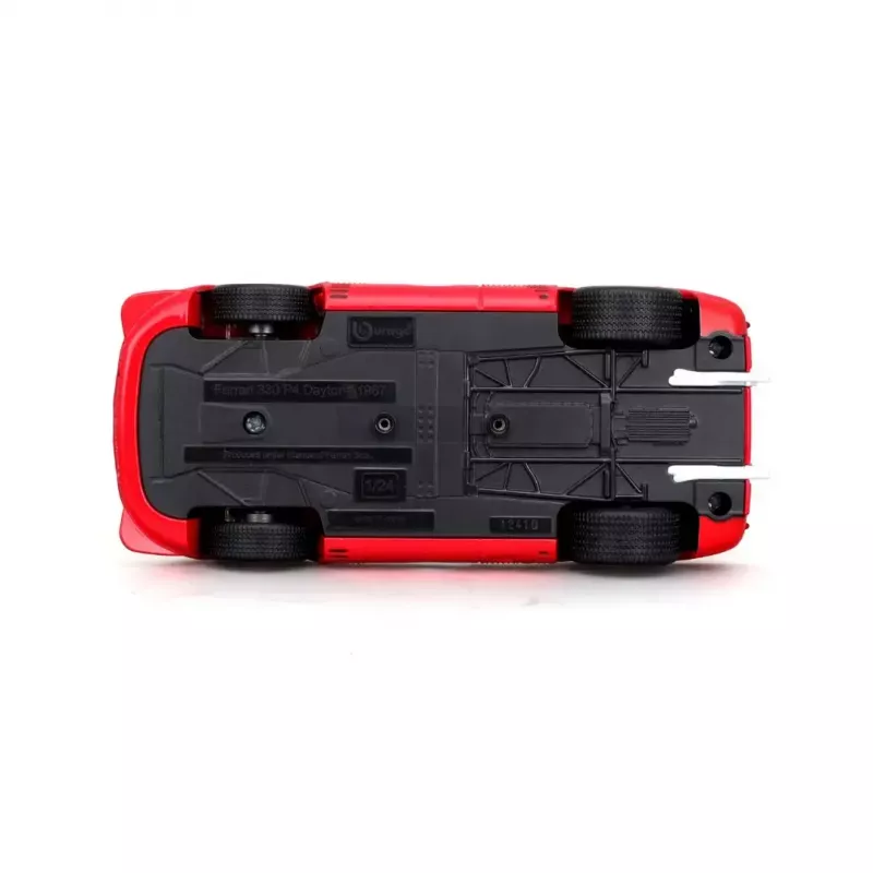 Modelo de supercarro Bburago Ferrari 330 P4 Daytona, pré-montado à escala 1:24