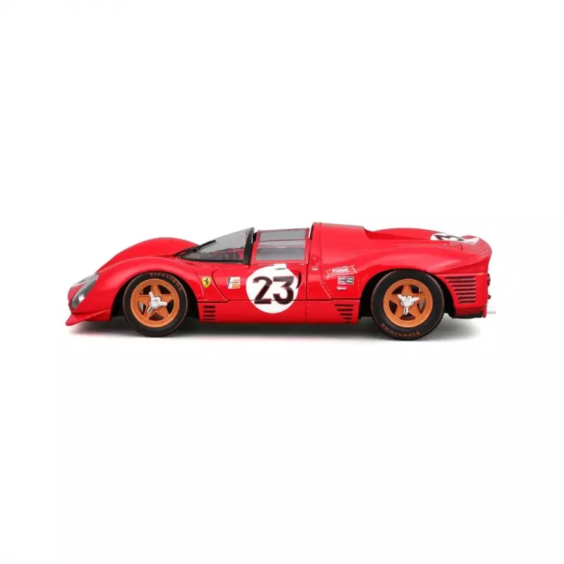 Modelo de supercarro Bburago Ferrari 330 P4 Daytona, pré-montado à escala 1:24