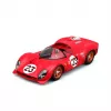 Modelo de supercarro Bburago Ferrari 330 P4 Daytona, pré-montado à escala 1:24