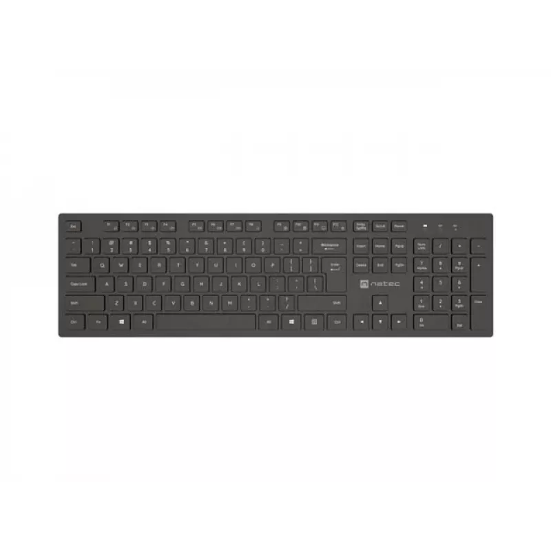 Teclado NATEC HERRING Wireless 2,4 GHz fino layout US
