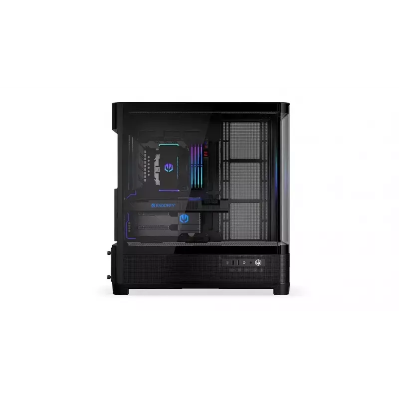 Caixa de computador ENDORFY Aquarius 8000 Flex preta vidro panorâmico