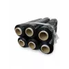 Película estirável preta 23mic 3,0kg x 6 BOX