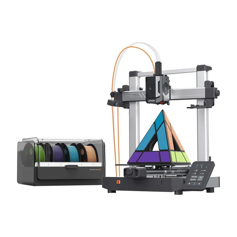 Impressora 3D AnyCubic Kobra 3 V2 Combo K3VC-IP-O — volume de impressão 300×300×350 mm