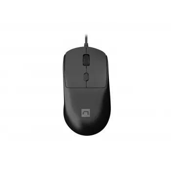 Rato laser com fio NATEC Hawk 2, preto, até 2400 DPI