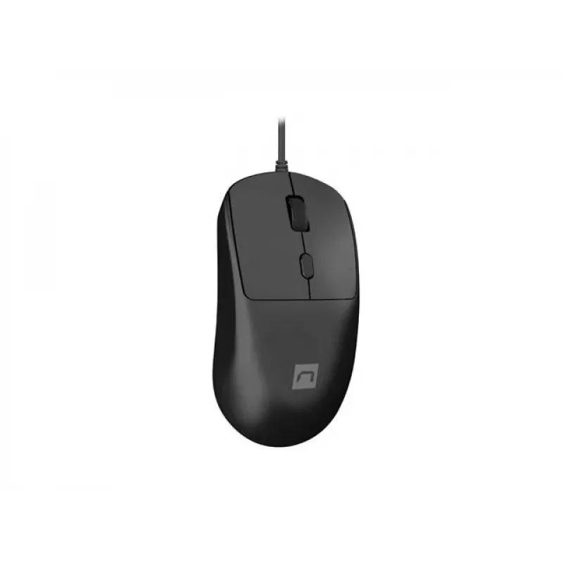 Rato laser com fio NATEC Hawk 2, preto, até 2400 DPI