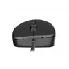 Rato laser com fio NATEC Hawk 2, preto, até 2400 DPI