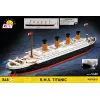 Kit de montagem Cobi R.M.S. Titanic, 848 peças, modelo de navio colecionável