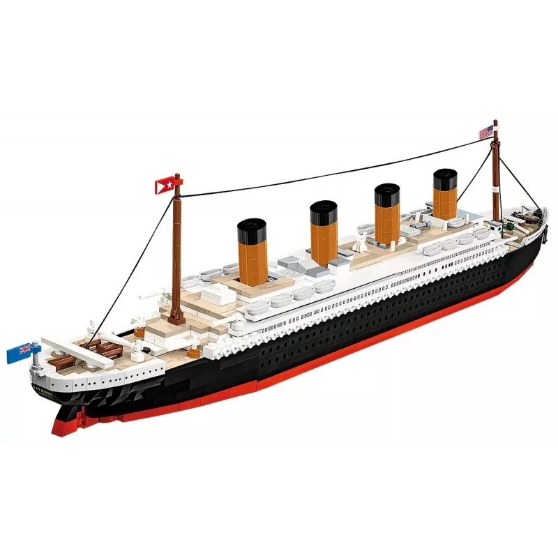 Kit de montagem Cobi R.M.S. Titanic, 848 peças, modelo de navio colecionável