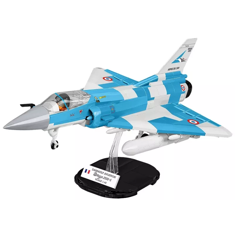 Kit de montagem Cobi Mirage 2000-5F, série Armed Forces, 495 peças, escala 1:48
