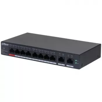 Switch DAHUA CS4010-8GT-110 PoE 10 portas, 8 portas PoE