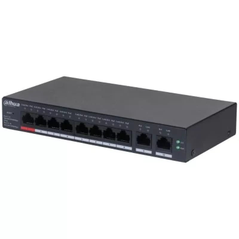 Switch DAHUA CS4010-8GT-110 PoE 10 portas, 8 portas PoE