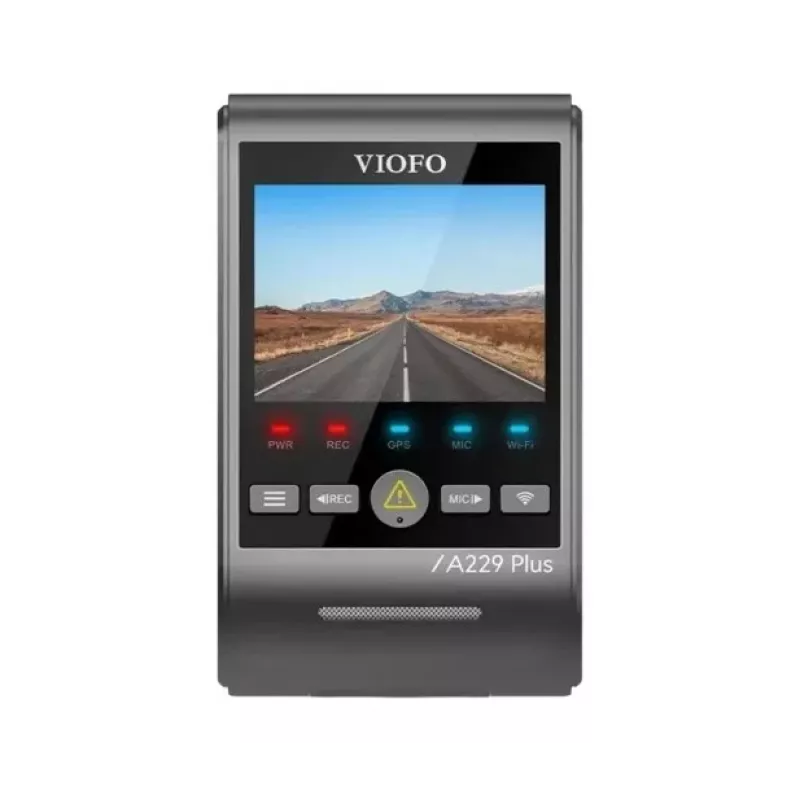 Dashcam VIOFO A229 PLUS 1CH-G GPS — 1 canal, 2560×1440, GPS, Wi-Fi, ecrã de 2,4 polegadas, MicroSD até 512GB