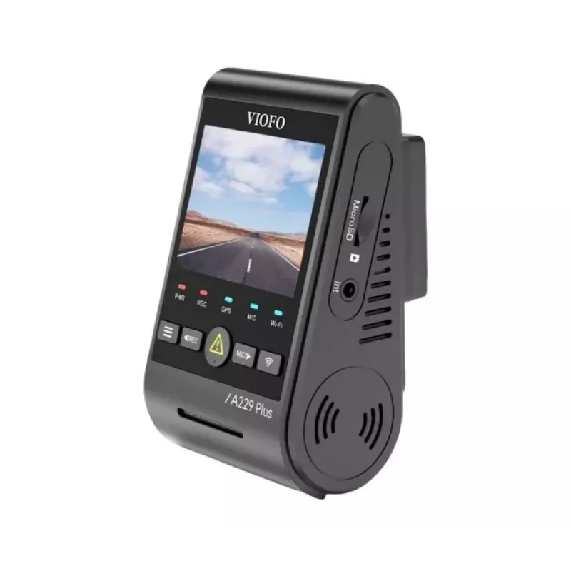 Dashcam VIOFO A229 PLUS 1CH-G GPS — 1 canal, 2560×1440, GPS, Wi-Fi, ecrã de 2,4 polegadas, MicroSD até 512GB