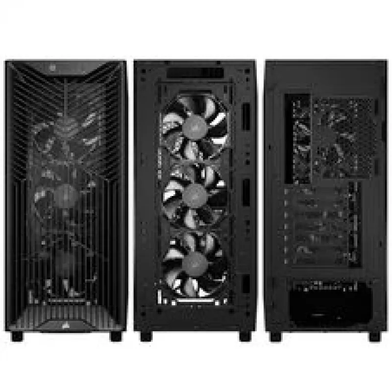 Caixa para PC Corsair 3200D RS, Midi-Tower, ATX, Tempered Glass - preto