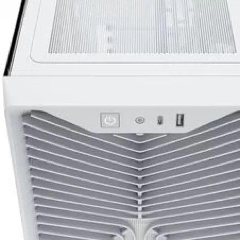 Caixa para PC Corsair 3200D RS, Midi-Tower, ATX, Tempered Glass - branco