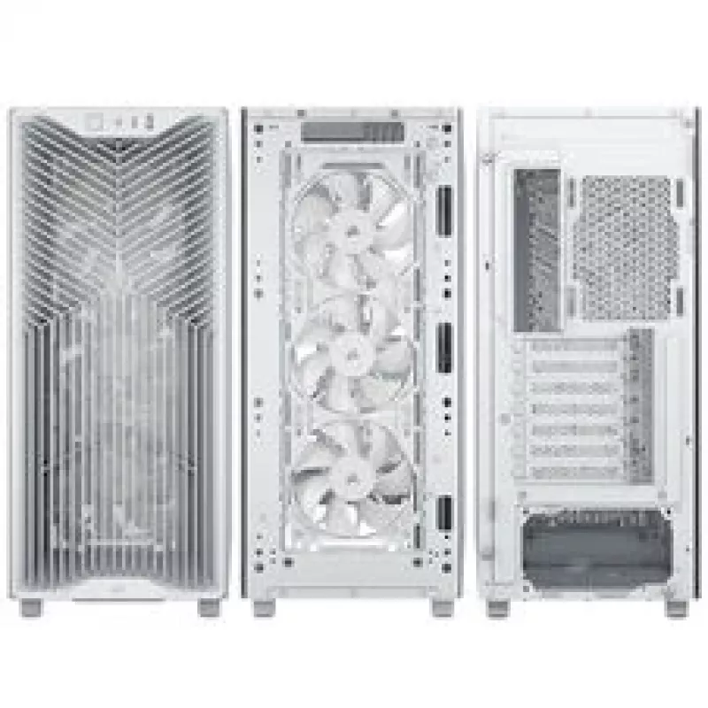 Caixa para PC Corsair 3200D RS, Midi-Tower, ATX, Tempered Glass - branco