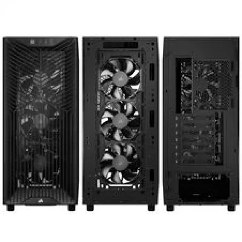 Caixa para PC Corsair 3200D RS, Midi-Tower, ATX, Tempered Glass - cinzento