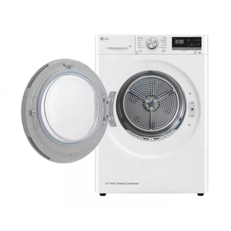 LG RH90V9AV4N, bomba de calor, 9 kg, profundidade 66 cm - máquina de secar roupa