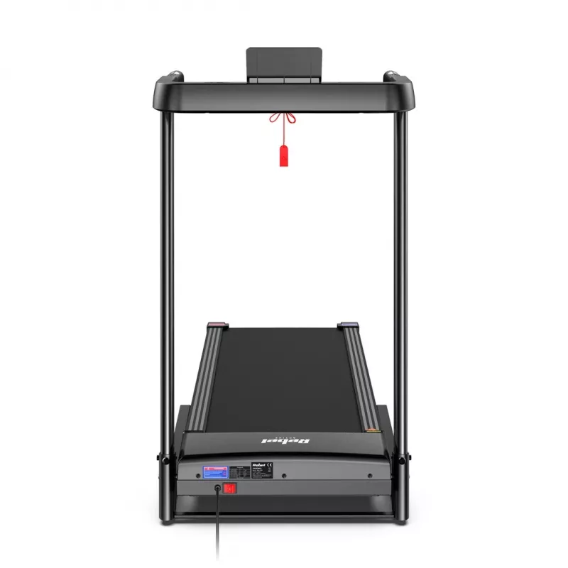 Passadeira elétrica dobrável Rebel RBA-1018 – passadeira doméstica compacta, 12 km/h, 15 programas, peso máximo do utilizador 120 kg, ecrã LCD
