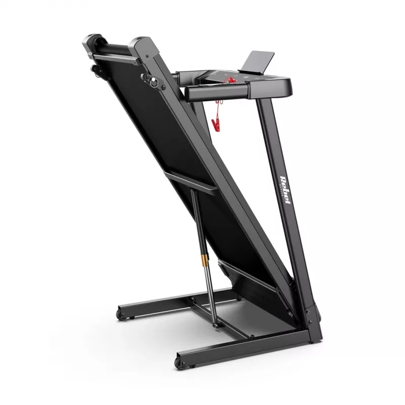 Passadeira elétrica dobrável Rebel RBA-1018 – passadeira doméstica compacta, 12 km/h, 15 programas, peso máximo do utilizador 120 kg, ecrã LCD