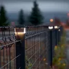 Luminária de balizamento LED solar GreenBlue, 60x40mm, quebra-luz em forma de envelope, 3200K, GB125 WW