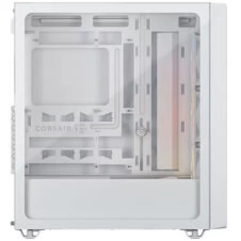 Caixa de PC Corsair 3200D RS ARGB, Midi-Tower, ATX, vidro temperado - branco
