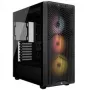 Caixa de PC Corsair 3200D RS ARGB, Midi-Tower, ATX, vidro temperado - cinzento