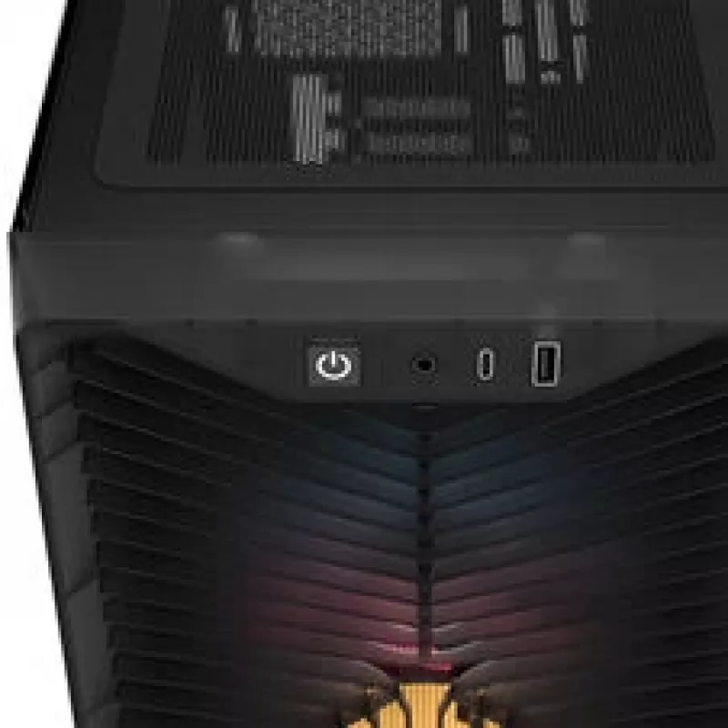 Caixa de PC Corsair 3200D RS ARGB, Midi-Tower, ATX, vidro temperado - cinzento