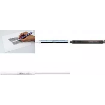 Borracha em lápis Tombow MONO Stick branca, borracha de precisão em formato de lápis, apaga com precisão - 1 unid. (EH-KM21)