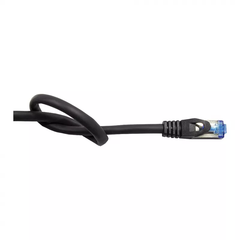 Cabo de rede Cat.6A SmartFLEX HF Good Connections preto 7,5m