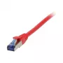 Cabo de patch RJ45 Synergy21, CAT6A 500 MHz, 1,5 m, vermelho, S-STP(S/FTP), TPE/LSZH (Superflex), AWG26,