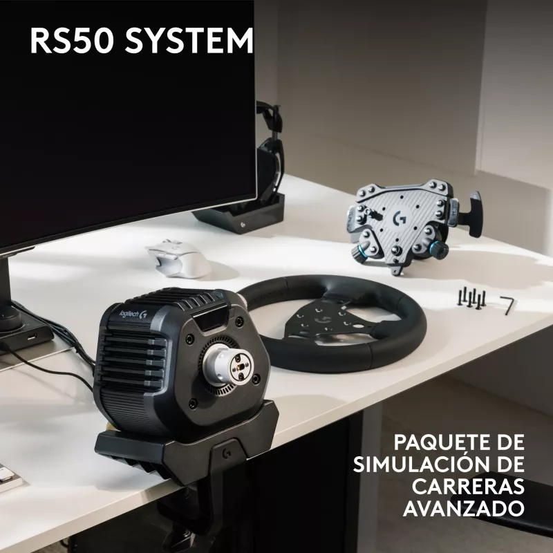 Sistema Logitech G RS50 - volante - com fios