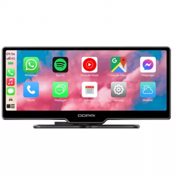 Câmara de tablier 70mai DDPAI M5S com ecrã tátil de 8,9 polegadas, câmara frontal 1440p, Bluetooth 5.0, Wi‑Fi 5 GHz