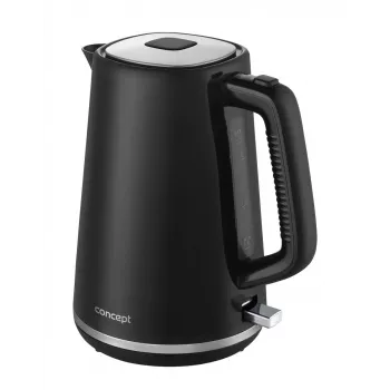 Chaleira elétrica de plástico RK2375 1,7 l preta