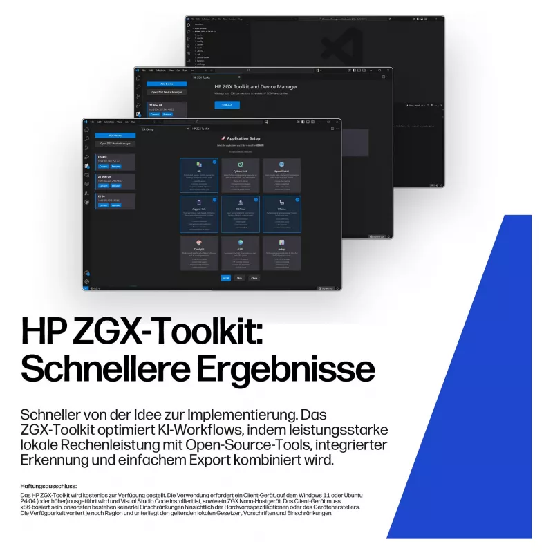 HP ZGX NANO G1n AI Mini GB10 com Nvidia Blackwell, 128 GB RAM, 2 TB SSD, DGX WLAN