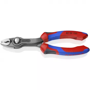 Alicate de corte frontal TwinGrip 82 02 150 (vermelho/azul, comprimento 150 mm)