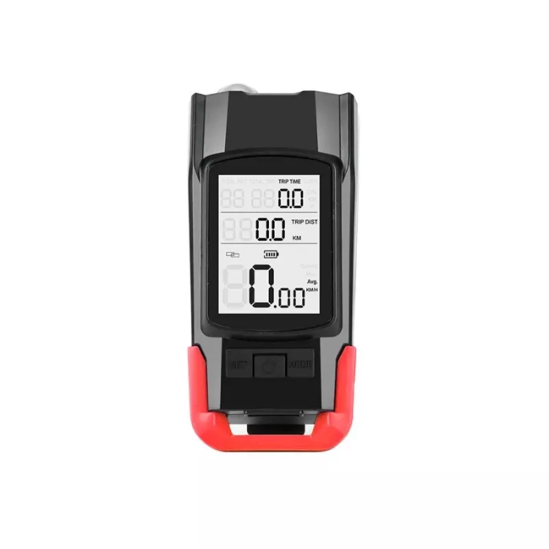 Conjunto de luzes para bicicleta Extralink com velocímetro + luz traseira