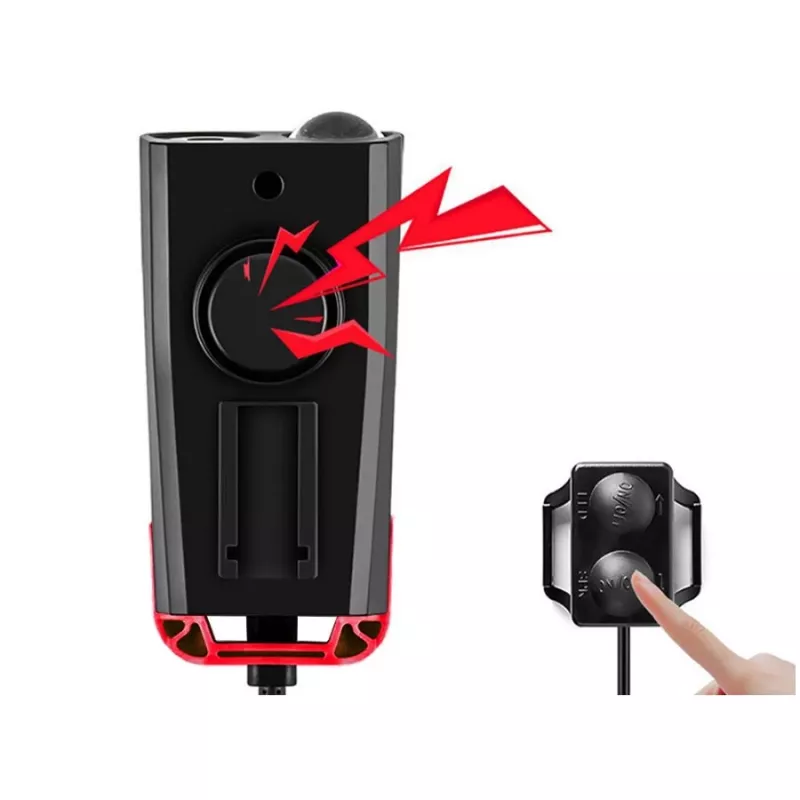Conjunto de luzes para bicicleta Extralink com velocímetro + luz traseira