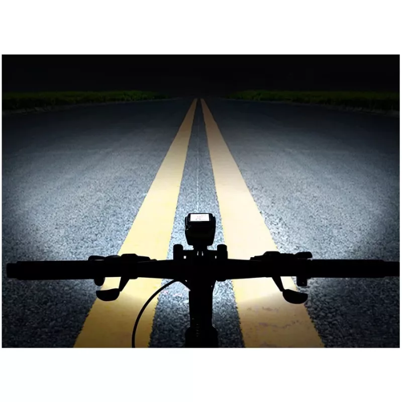 Conjunto de luzes para bicicleta Extralink com velocímetro + luz traseira