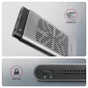 Caixa externa AXAGON EEM2-20GD USB-C 20 Gbps para duas SSD M.2 NVMe com clonagem por hardware
