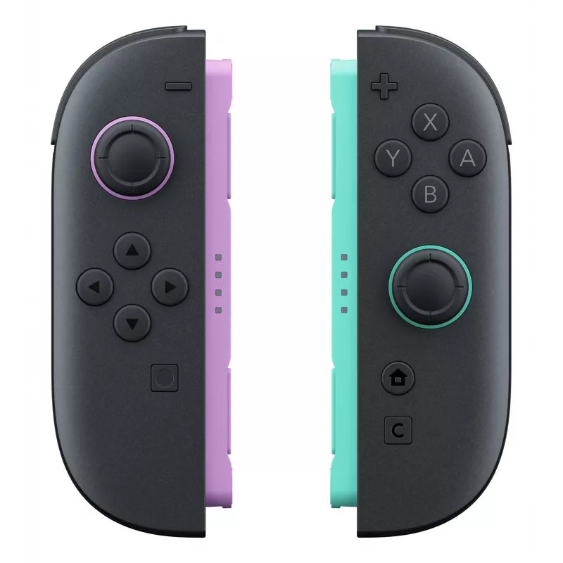 Nintendo Joy-Con 2 Par Violeta claro/Verde claro, Gamepad, Nintendo Switch 2, Botão Home, Analógico/Digital, Sem fios, Bluetooth