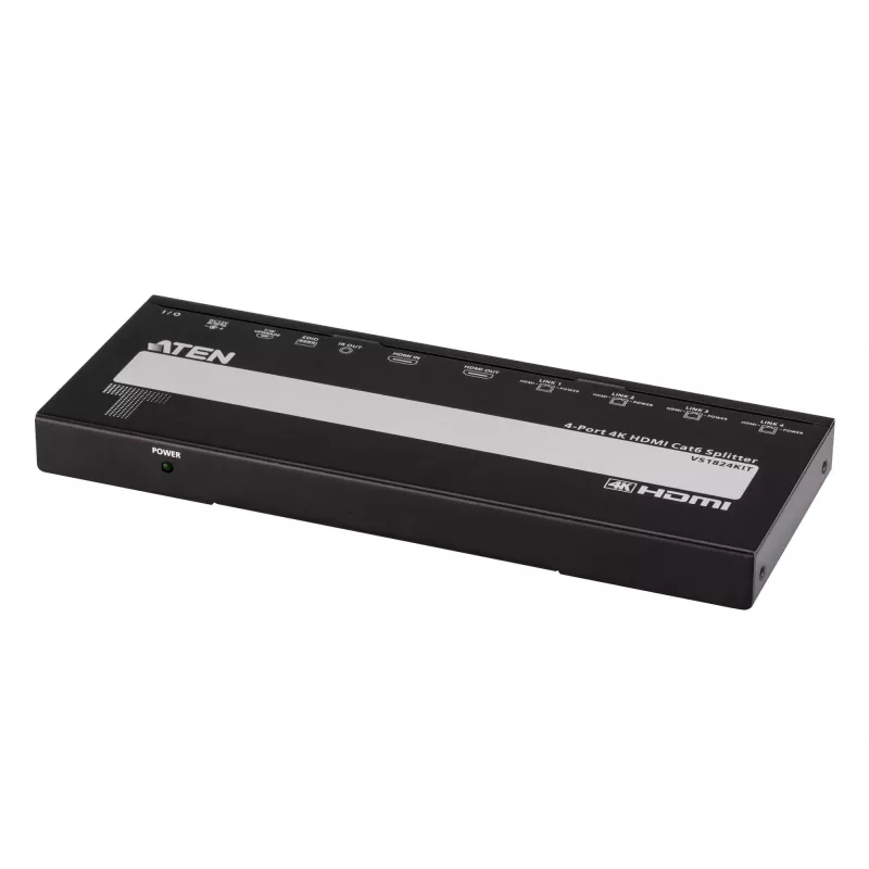 ATEN VS1824KIT Kit de splitter HDMI 4K Cat 6 de 4 portas com 4 recetores