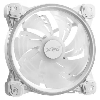 Ventoinha XPG HURRICANE 120 ARGB PWM White, 12 cm, 600 RPM, 2000 RPM, branco